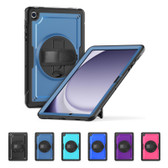 Shockproof Samsung Galaxy Tab A9+ Plus 11" Rotate Hand Strap Colour PC Case Cover X210 X215 X216