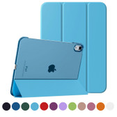 iPad 10.9 2022 10th Gen Tri-Fold Smart Cover Semi-Clear Back Case Apple iPad10