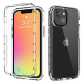 iPhone 15+ Plus Shockproof 2-in-1 Clear Case Bumper Cover Apple