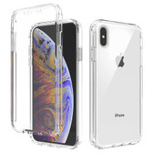 iPhone Xs Max Shockproof 2-in-1 Clear Case Bumper Cover Apple XsMax