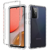 Samsung Galaxy A04S 2-in-1 Shockproof Clear Case Bumper Cover A047