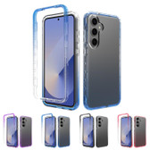Samsung Galaxy A36 5G 2-in-1 Shockproof Clear Gradient Case Bumper Cover A366