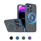 iPhone 13 Pro Frosted Back MagSafe Wireless Charging 360 Rotate Ring Stand Case Cover Apple