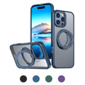 iPhone 16 Pro Frosted Back MagSafe Wireless Charging 360 Rotate Ring Stand Case Cover Apple