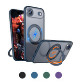 iPhone 17 Air Frosted Back MagSafe Wireless Charging 360 Rotate Ring Stand Case Cover Apple 17Air