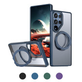 Samsung Galaxy S25 Ultra 5G Frosted Back MagSafe Wireless Charging 360 Rotate Ring Stand Case Cover S938