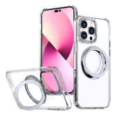 iPhone 13 Pro Max Clear Back MagSafe Wireless Charging 360 Rotate Ring Stand Case Cover Apple