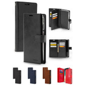 Goospery iPhone 14 Mansoor Diary 9 Card Slots + 2 Cash Pockets Wallet Case Cover iPhone14