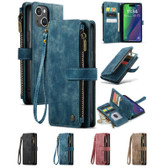 CaseMe Shockproof iPhone 15+ Plus Wallet Case Cover Multi. Card Slots Apple