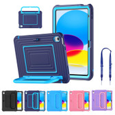Kids Shockproof Strap iPad 10.9" 2022 10th Gen Apple Case Cover Ripple Pattern