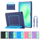 Kids Shockproof Strap Samsung Galaxy Tab A11+ Plus 11" X230 X236 Case Cover Ripple Pattern