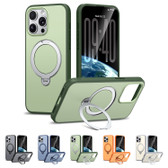 Shockproof iPhone 15 Pro MagSafe Wireless Charging 360 Rotate Stand Case Cover Colour Ring Apple 15Pro