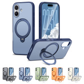 Shockproof iPhone 16+ Plus MagSafe Wireless Charging 360 Rotate Stand Case Cover Colour Ring Apple 16Plus