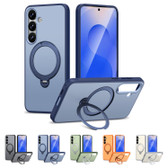 Shockproof Samsung Galaxy S24+ Plus 5G MagSafe Wireless Charging 360 Rotate Stand Case Cover Colour Ring S926