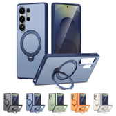 Shockproof Samsung Galaxy S25 Ultra 5G MagSafe Wireless Charging 360 Rotate Stand Case Cover Colour Ring S938