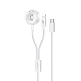 YESIDO 2-in-1 USB-C Charging Cable for Apple Watch & Lightning Devices DS34