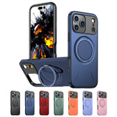 Heavy Duty iPhone 17 Pro Max MagSafe Wireless Charging 360 Rotate Ring Stand 2-Layer Case Cover Apple ProMax