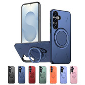 Heavy Duty Samsung Galaxy S24+ Plus 5G MagSafe Wireless Charging 360 Rotate Ring Stand 2-Layer Case Cover S926