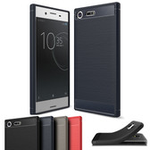 Slim Sony Xperia XZ Premium Phone Carbon Fiber Soft Carbon Case Cover