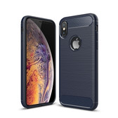 Slim iPhone Xs Max Shockproof Soft Carbon Case Cover Apple Skin XsMax