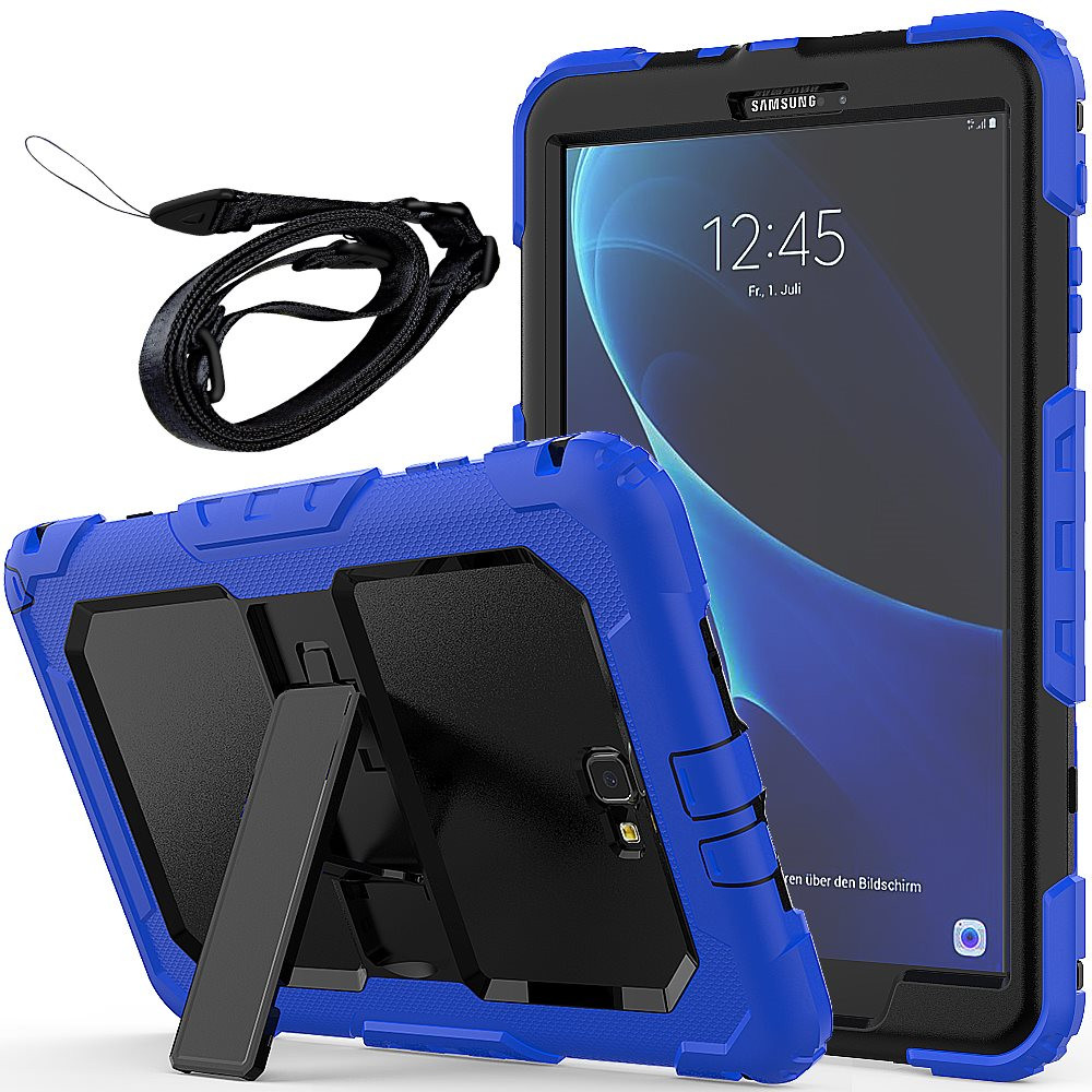 Heavy Duty Samsung Galaxy Tab A 10.5 Strap Case T590 Kids Shockproof -  myCaseCovers