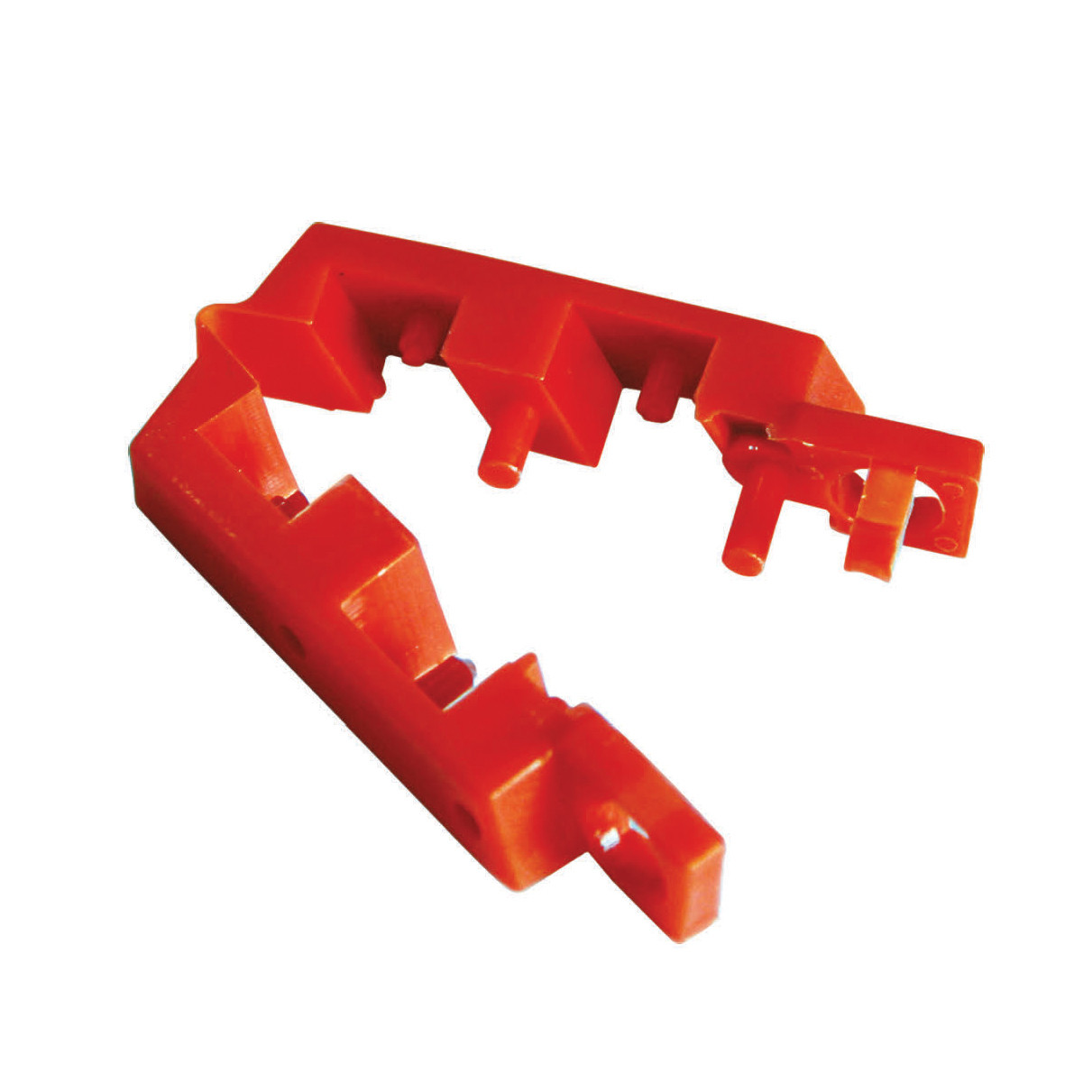 Hinged Single Pole Breaker Lockout, Red ZING Green Safety Products