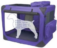 Intermediate Deluxe Soft Dog Crate, Generation II - Lavender
