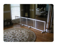 Step Over Gate Extension for Dog Gates - White