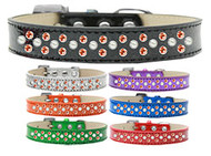 Sparkling Pearl & Orange Crystal Collar