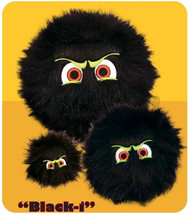 iBalls: Medium Black-I Dog Toy