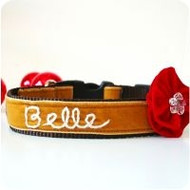 Belle' Personalized Dog Collar