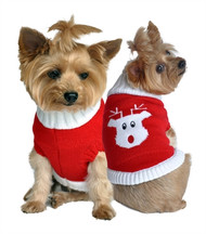 Red Rudolph Dog Sweater
