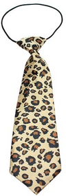 Leopard Dog Neck Tie
