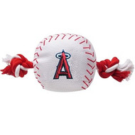 Los Angeles Angels Nylon Baseball Rope Dog Toy