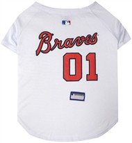 Atlanta Braves Dog Jersey