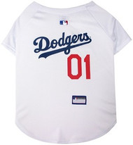 LA Dodgers Baseball Dog Jersey
