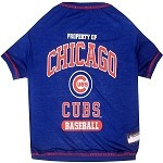 Chicago Cubs Baseball Dog Shirt