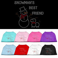 Snowman's Best Friend Dog Shirt