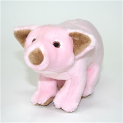 stuffed pig dog toy