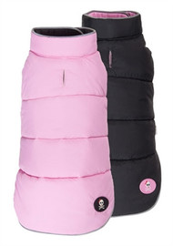 Girlie Skull Reversible Dog Puffer Vest