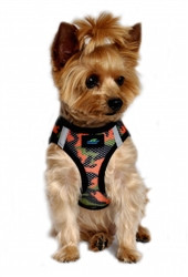 Orange Camo American River Choke Free Dog Harness