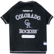 Colorado Rockies Baseball Dog Shirt