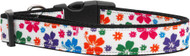 Hawaiian Hibiscus Nylon Ribbon Dog Collar