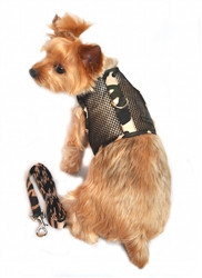 Camo Cool Mesh Velcro Harness with Matching Leash