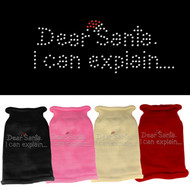 Dear Santa... Rhinestone Sweater (Various Colors)