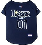 Tampa Bay Rays Baseball Dog Jersey