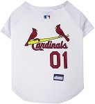 St. Louis Cardinals Baseball Dog Jersey
