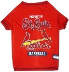 St. Louis Cardinals Baseball Dog Shirt