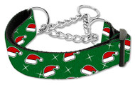 Santa Hat Martingale Dog Collar