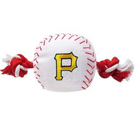 Pittsburgh Pirates Baseball Rope Dog Toy